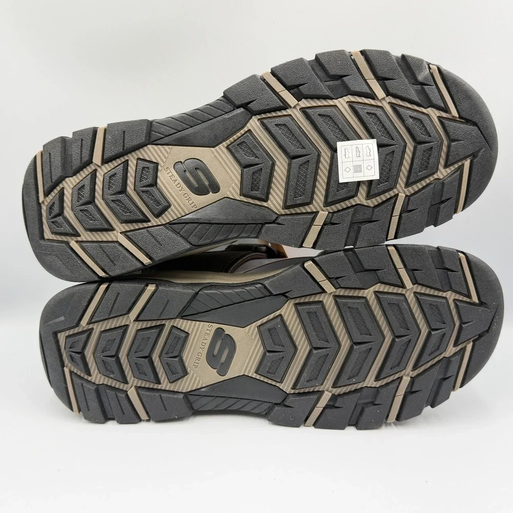 Skechers Tresmen Garo Sandals Mens Size 13 Chocolate 204105 Brown **NEW**